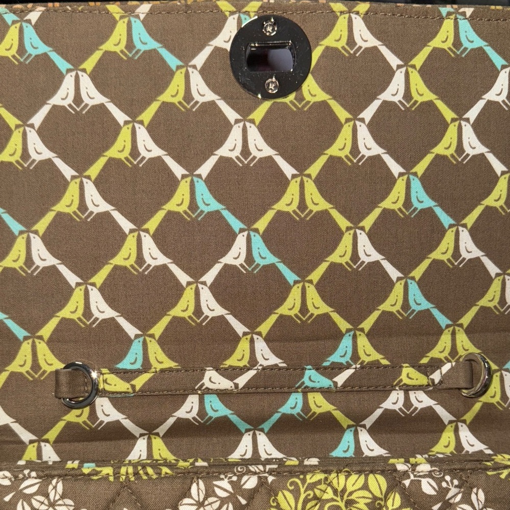 Vera Bradley Retired Sittin in a tree Julia Convertible Handbag - Picture 4 of 8